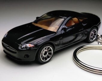 Jaguar XK (Black) Matchbox Keychain