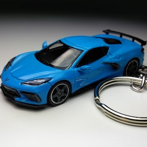 Chevrolet Corvette C8 Keychain