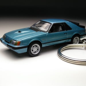 1986 Ford Mustang SVO Foxbody Keychain