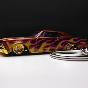65 Chevy Impala Hot wheels Keychain