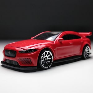 Jaguar XE Hot wheels (Custom plastic wheels)