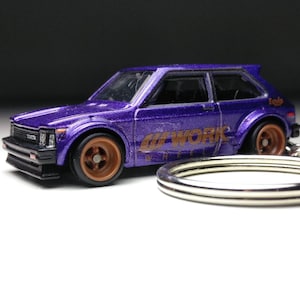 Toyota Starlet Hot wheels Keychain