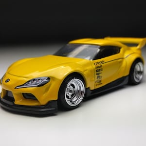 Toyota Supra Hot wheels (Custom real rubber tires)