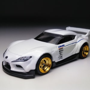 Toyota Supra Hot Wheels (Custom Real Rubber tires)