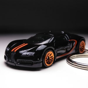 Bugatti Veyron Hot wheels Keychain