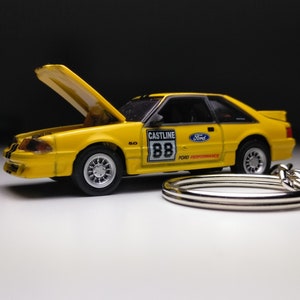 1988 Ford Mustang GT Keychain