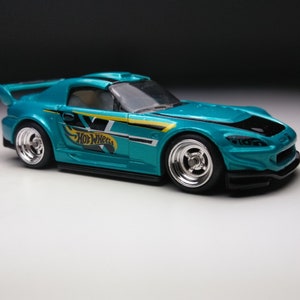 HONDA S2000 Hot wheels (Custom real rubber tires)