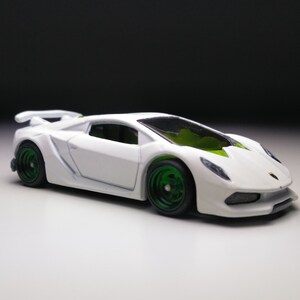 Lamborghini Sesto Elemento Hot wheels (Custom real rubber tires)