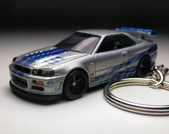 Hot Wheels Nissan Skyline Gt-r R33 Rare Miniature Collectible