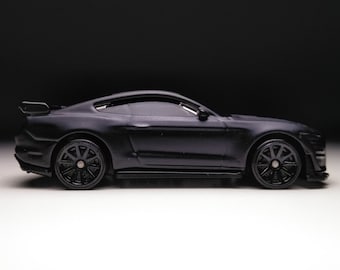 Ford Mustang Hot Wheels Noir personnalis Etsy France