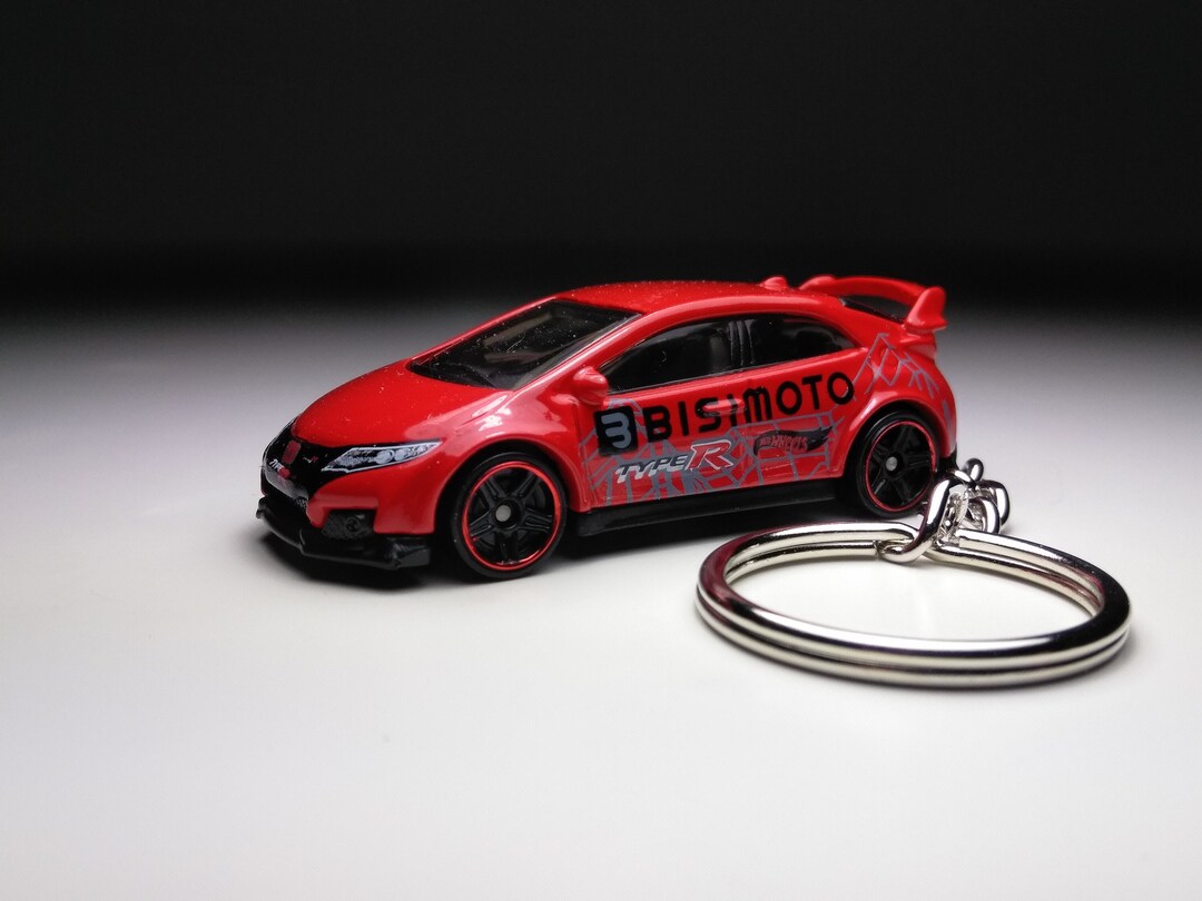 Honda Civic Type R Hot Wheels Keychain - Etsy
