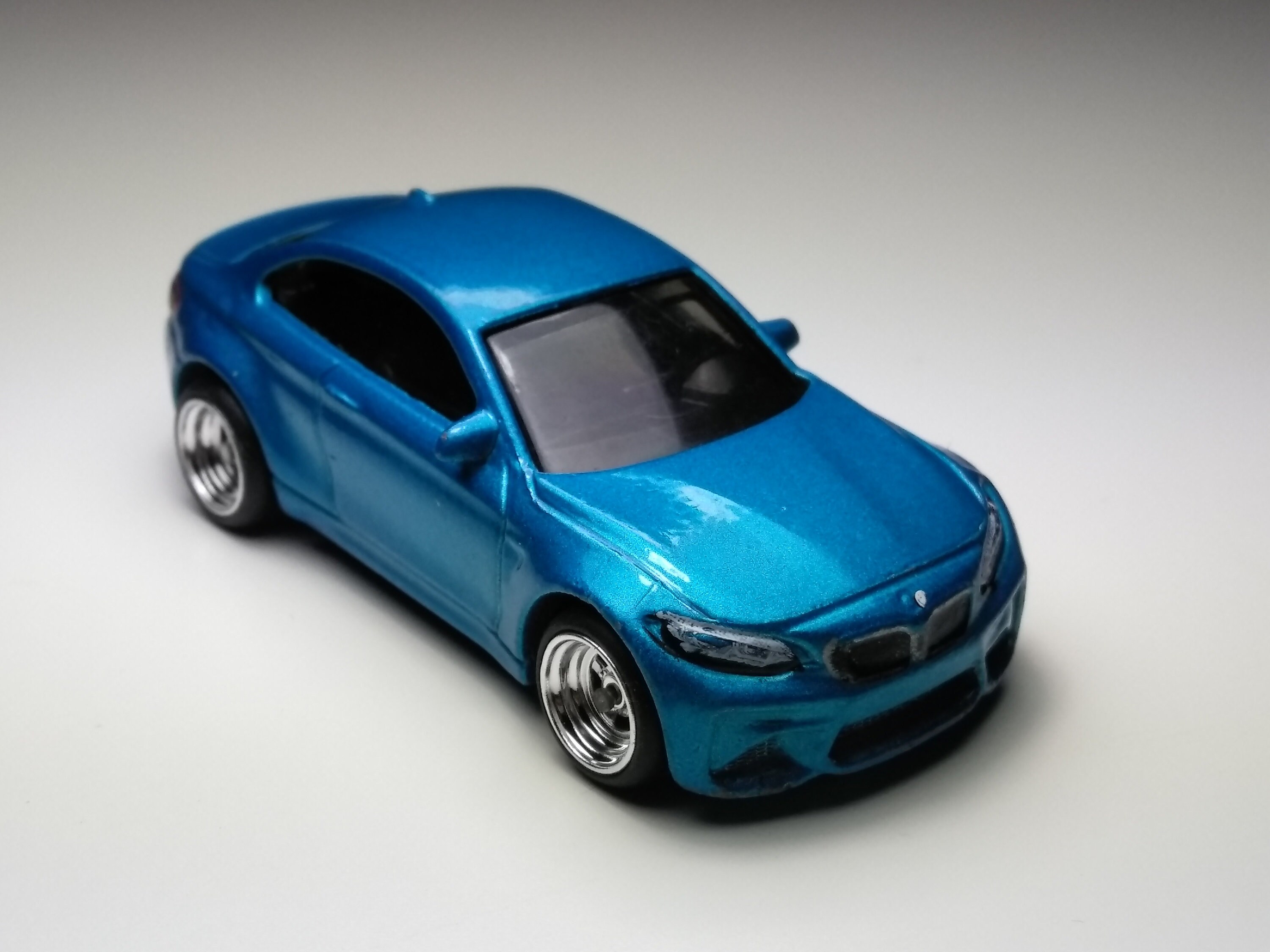 Hot wheels BMW M2 Blue. Custom Real Rubber tires | Etsy