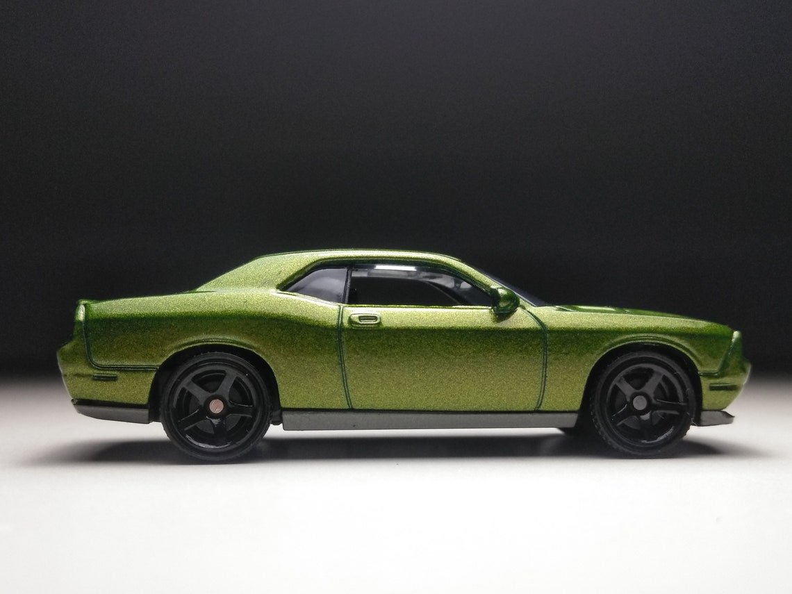 2008 Dodge Challenger SRT8 GREEN 1/64 scale Matchbox Custom Etsy