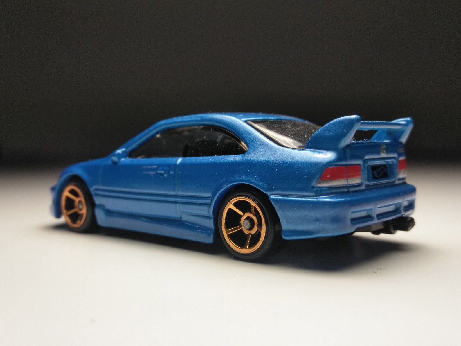 Honda Civic Si Blue Hot wheels 1/64 scale Custom plastic Etsy