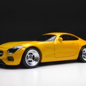 Mercedes Benz AMG GT Hot wheels (Custom Real Rubber tires)