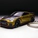 Nissan Skyline GTR R35 Keychain - Etsy
