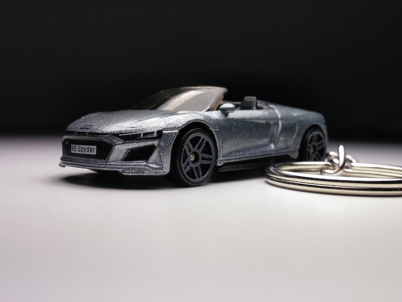 Audi R8 Hot Wheels Keychain - Etsy