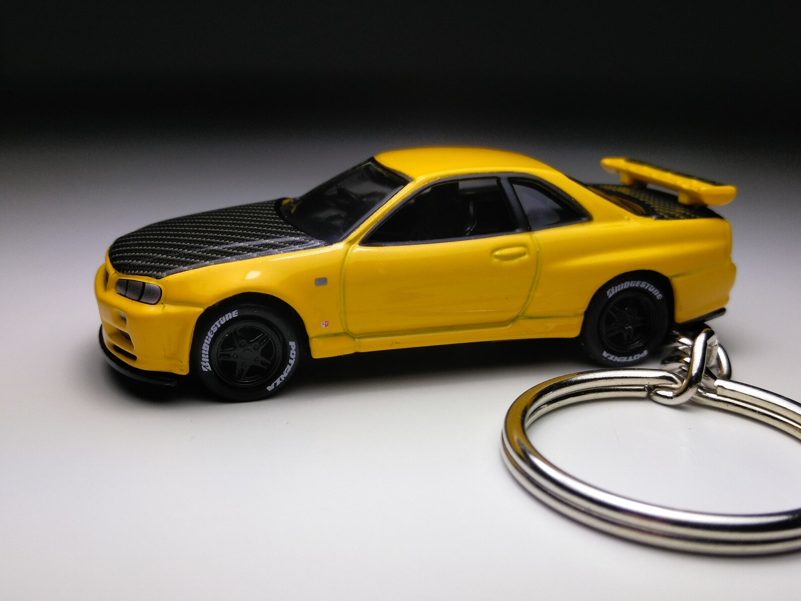 Nissan Skyline GTR R34 Keychain - Etsy