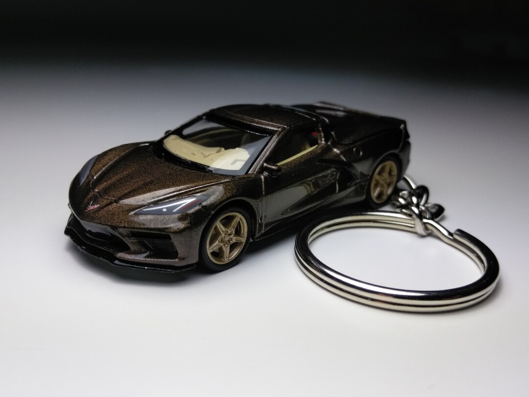 Chevrolet Corvette C8 Keychain - Etsy