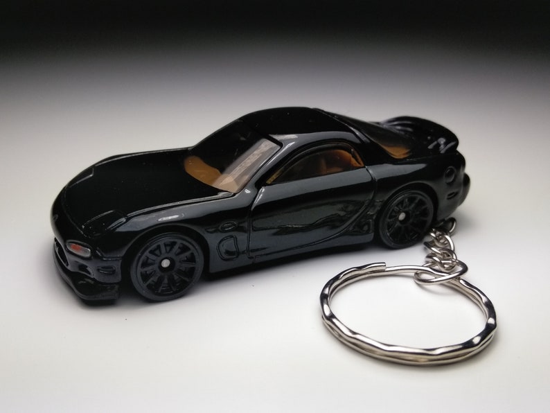 Mazda RX7 All Black Hot Wheels Keychain - Etsy