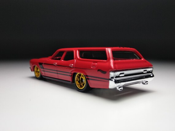 1970 CHEVELLE SS WAGON Hot Wheels (custom Real Rubber Tires