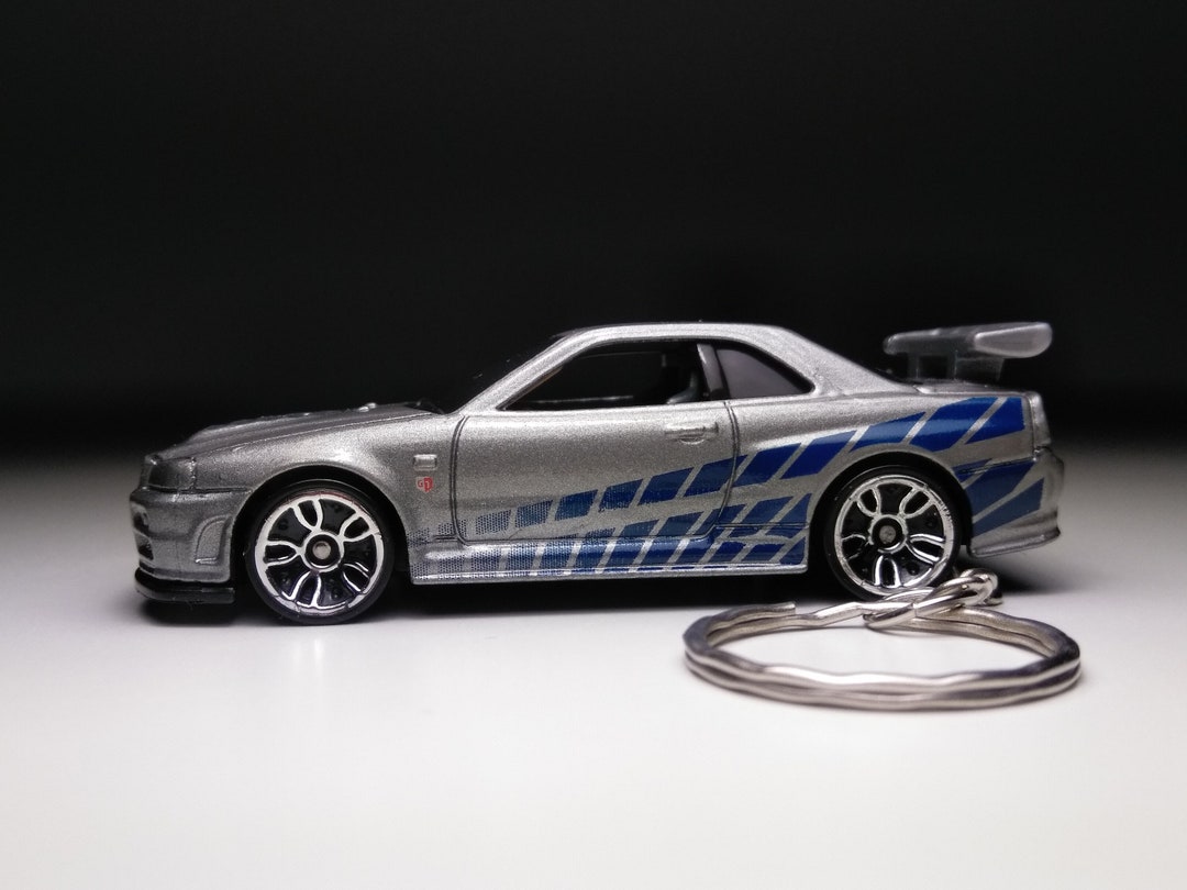 Hot Wheels Premium Nissan Skyline GTR R34 Chase Colore Nero - Sciolto - Sped. Mondiale