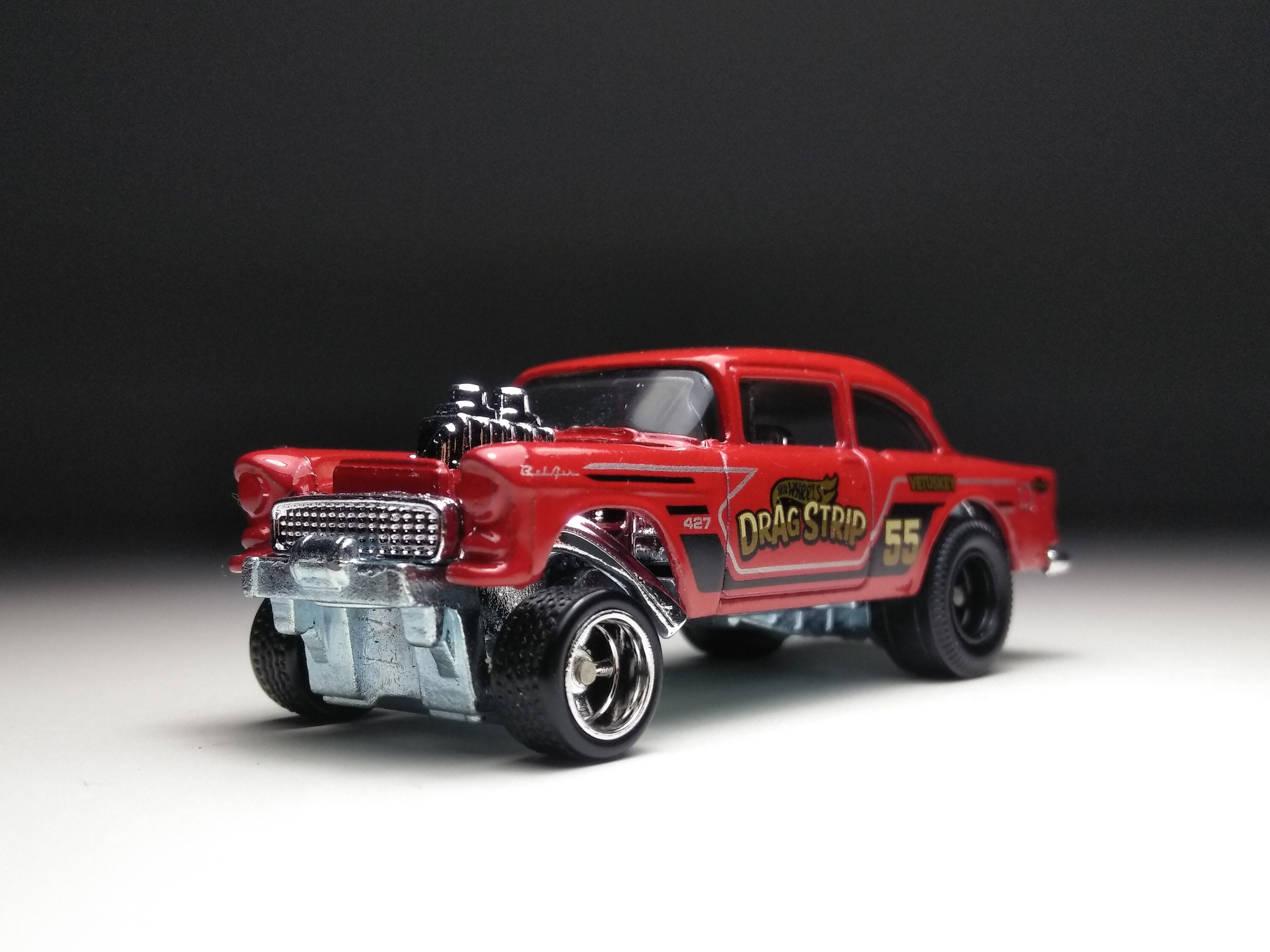 55 chevy gasser ホットウィール カスタム hot wheels 55 CHEVY BEL AIR GASSER - 増えすぎたミニカーに愛を捧ぐ
