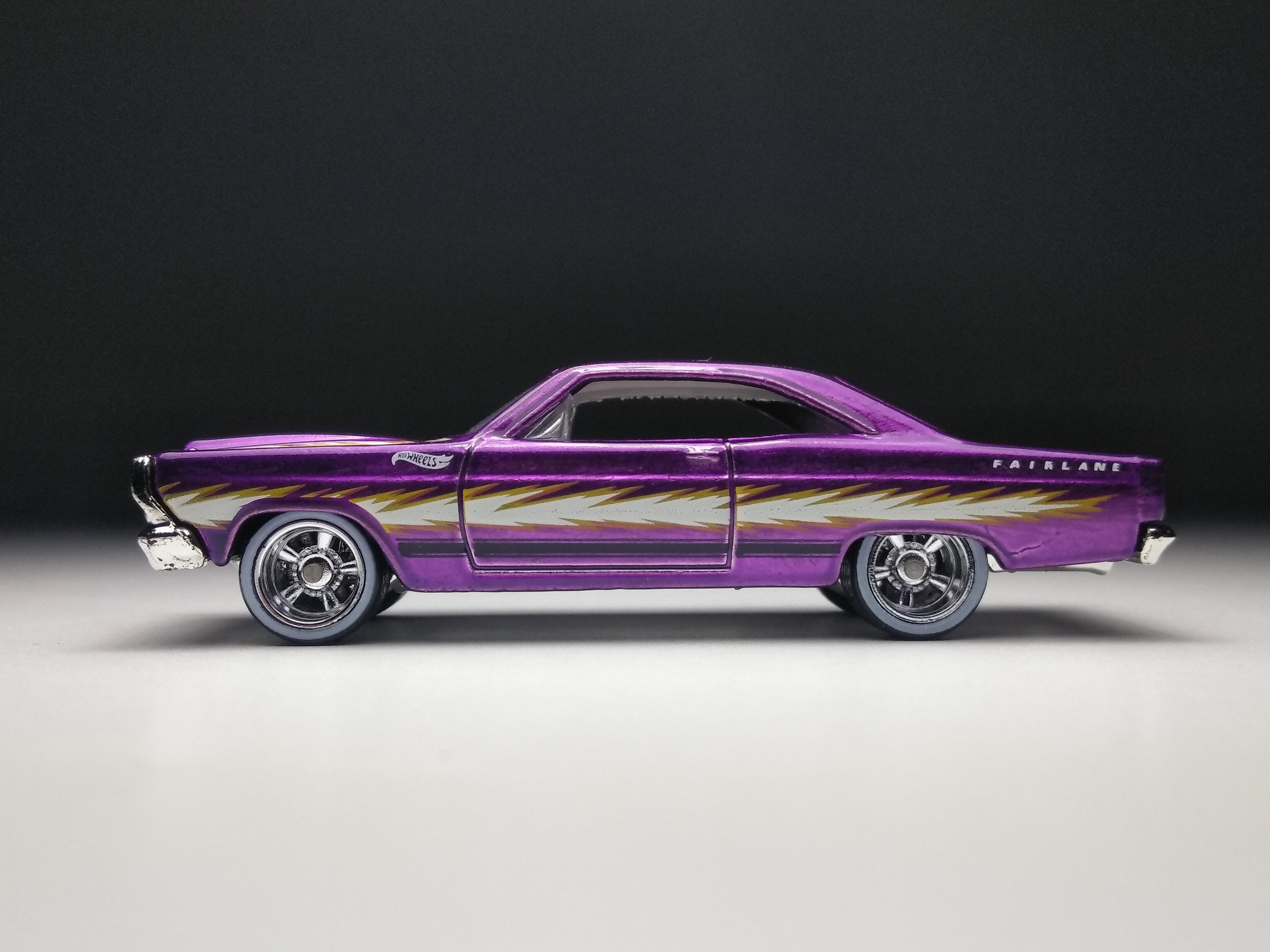 1966 Ford Fairlane 427 Hot Wheels custom Real Rubber Tires Etsy