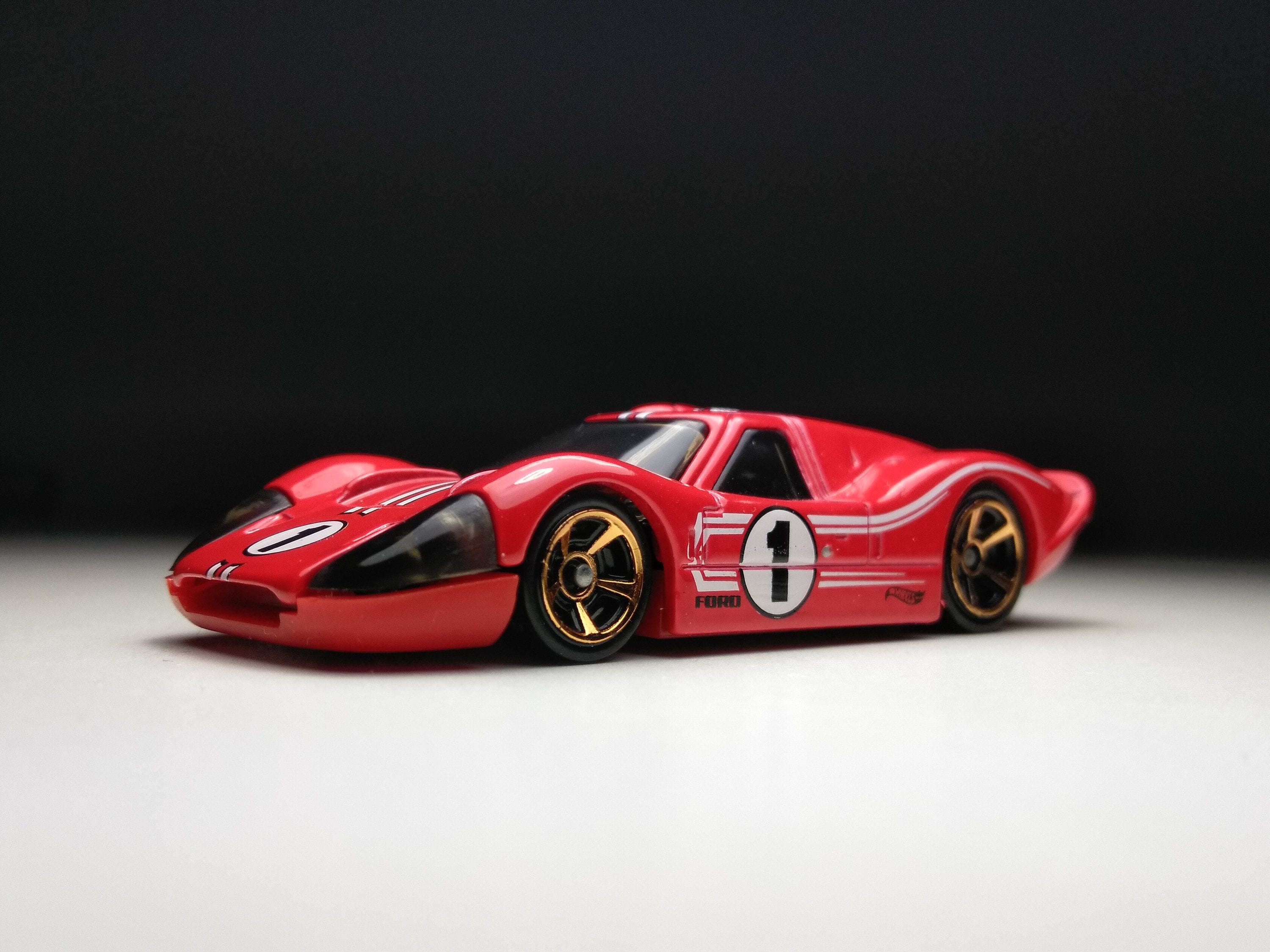 Loose Hot Wheels Ford GT40 Black Gumball 3000 Livery 