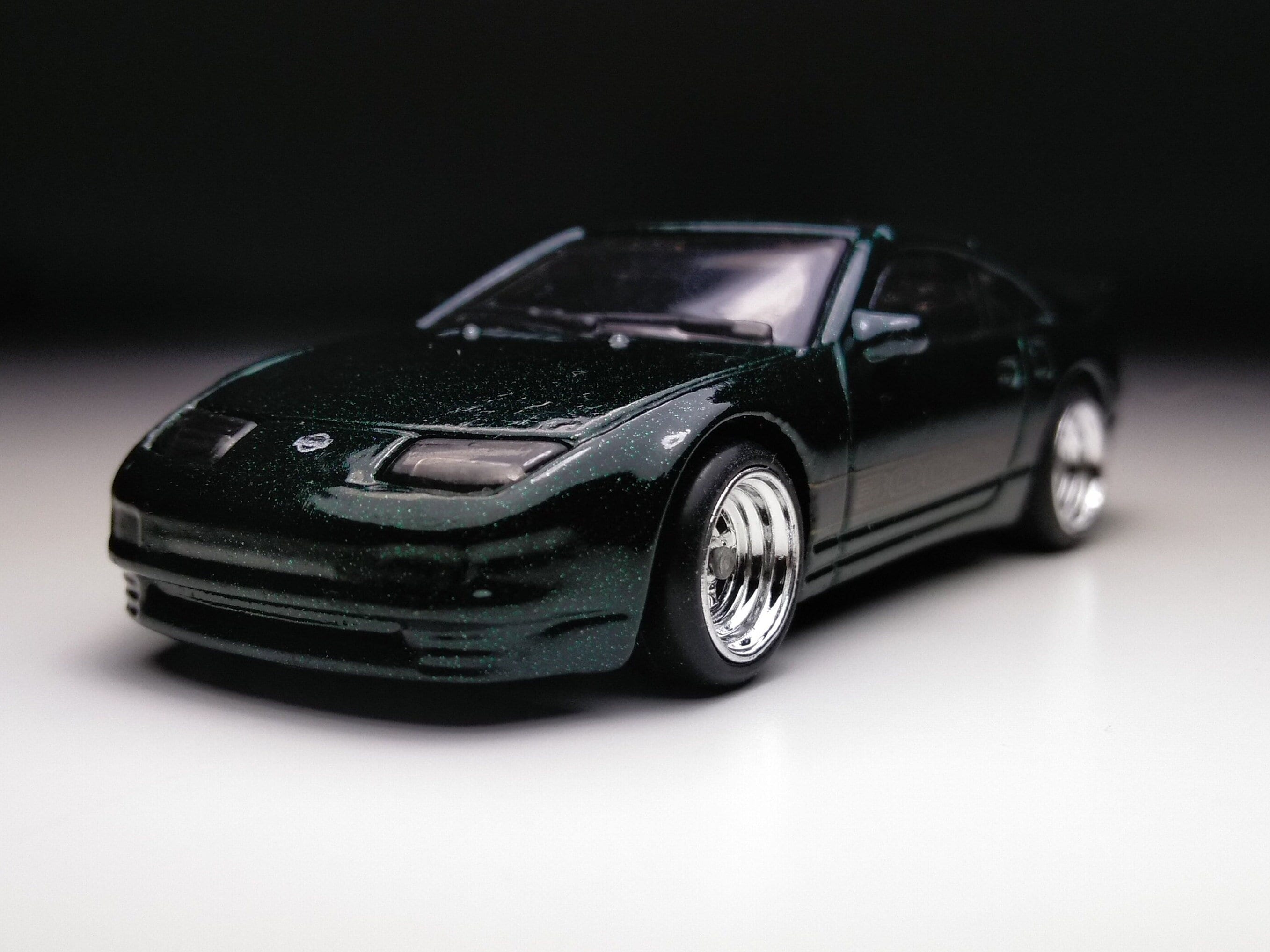 Nissan 300ZX Green Hot Wheels (custom Real Rubber Tires) - Etsy