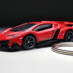 Lamborghini Veneno Hot wheels Keychain