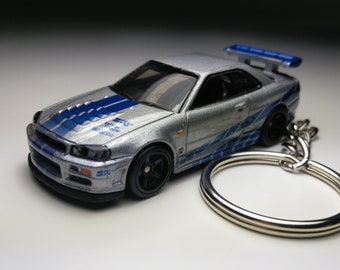 日産スカイライン GT-R R34 ホットウィール キーチェーン - Etsy 日本
