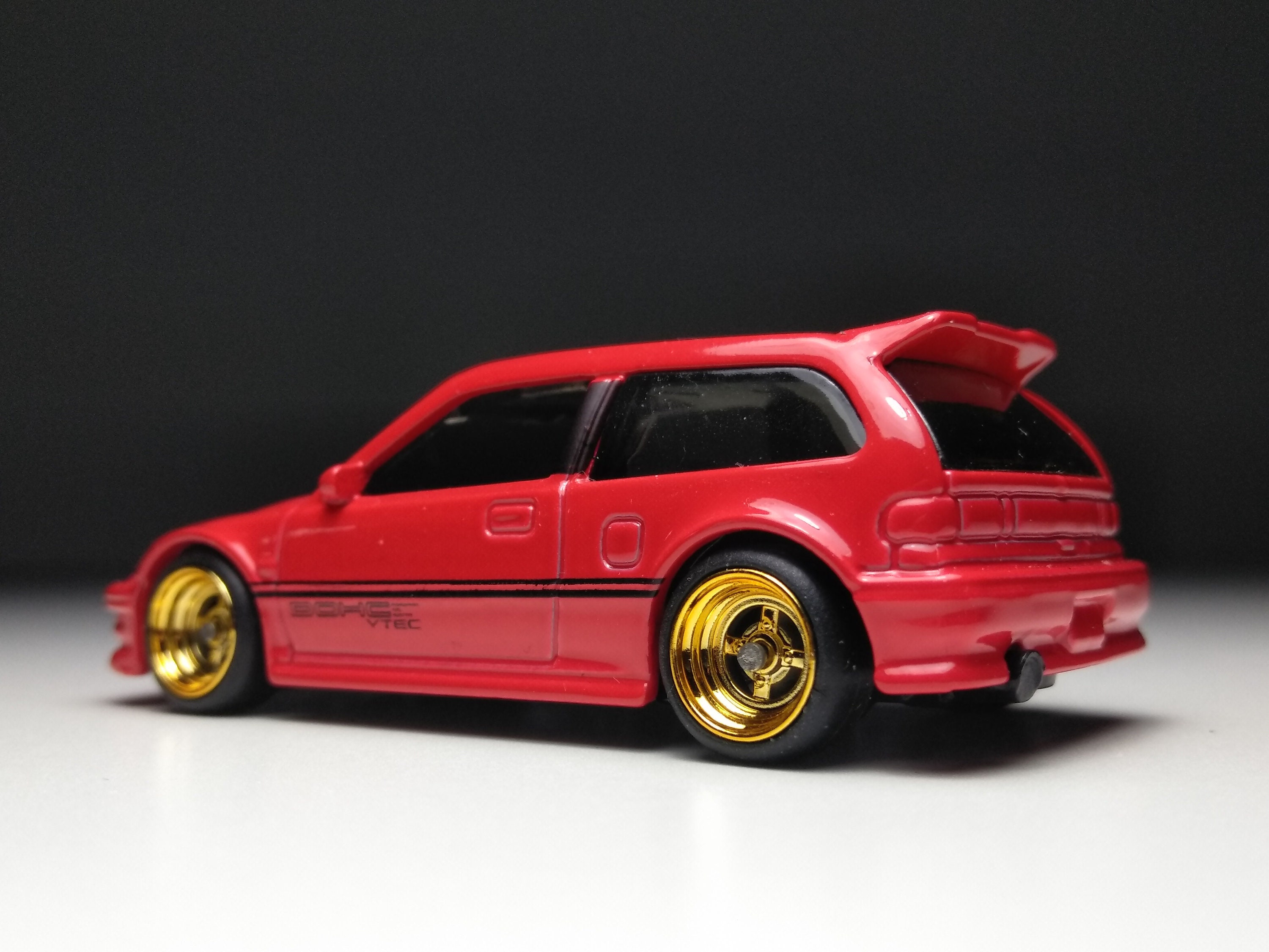 1990 ホンダ シビック EF (レッド) 1/64 スケール ホット