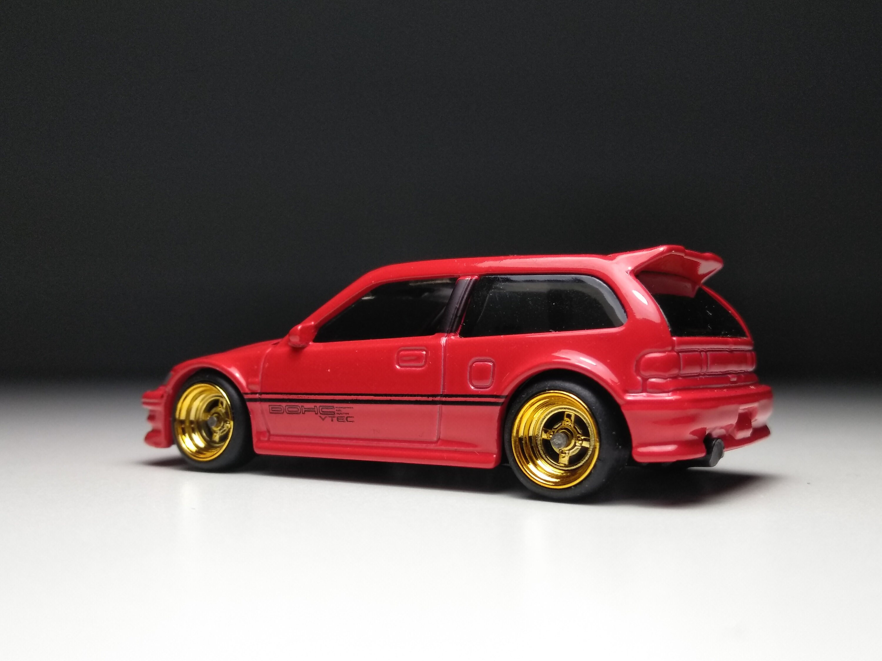 ホットウィール ターゲット限定レッドエディション #1 '90 ホンダシビック Hot Wheels New Target Red Edition Honda Civic EF Hatch