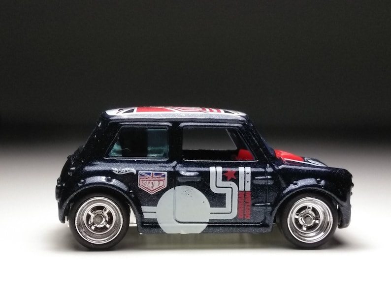 MINI Cooper Hot Wheels custom Real Rubber Tires - Etsy