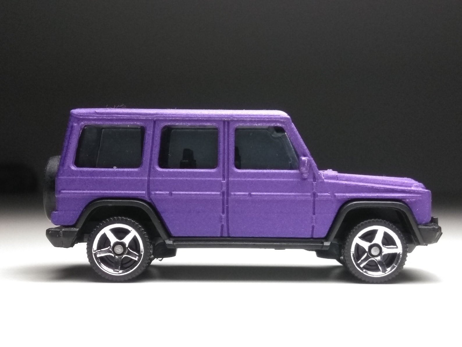 Matchbox MERCEDES G Wagon Purple. Custom plastic wheels Etsy