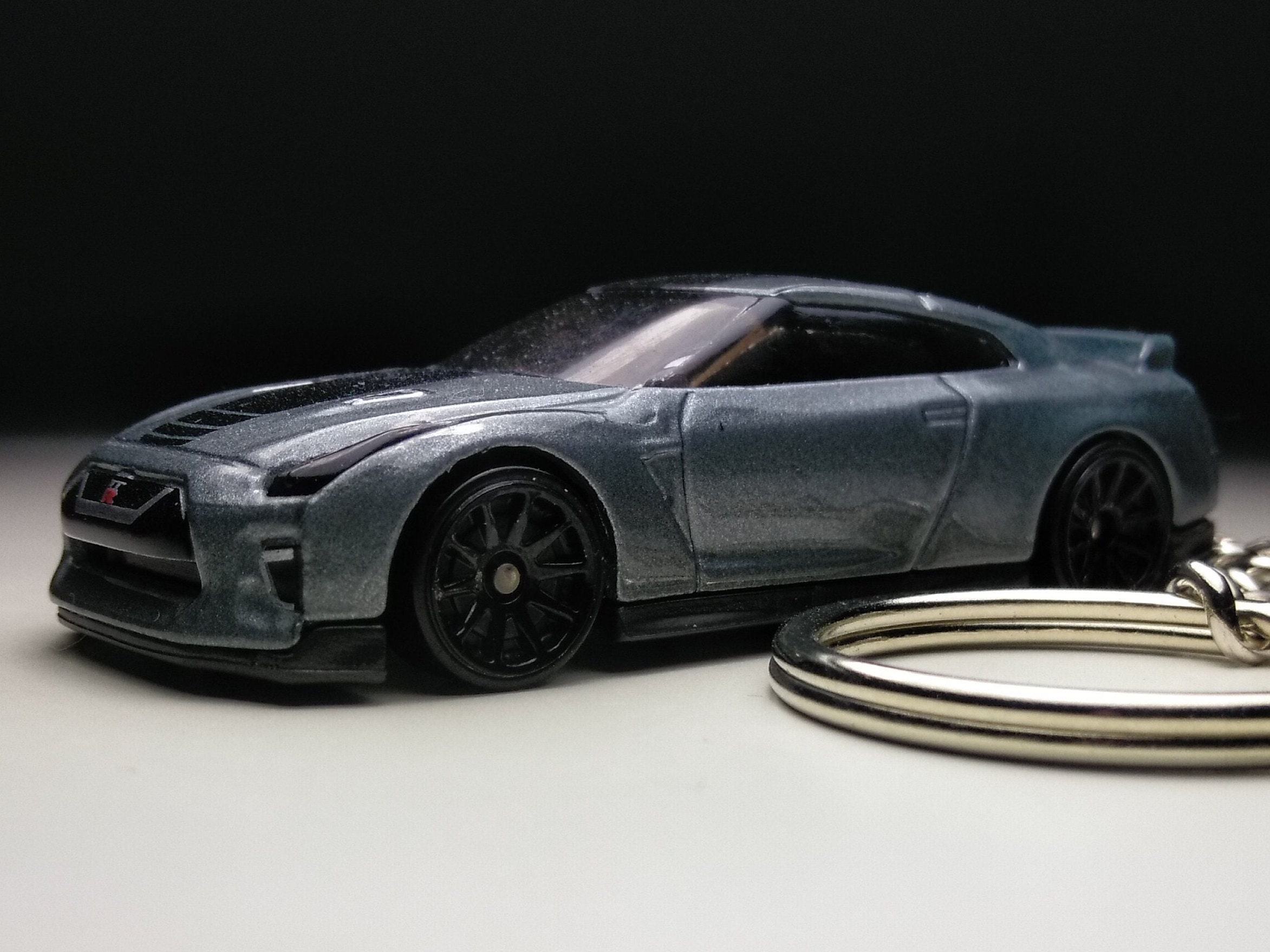 Nissan GTR R35 Hot Wheels Keychain - Etsy