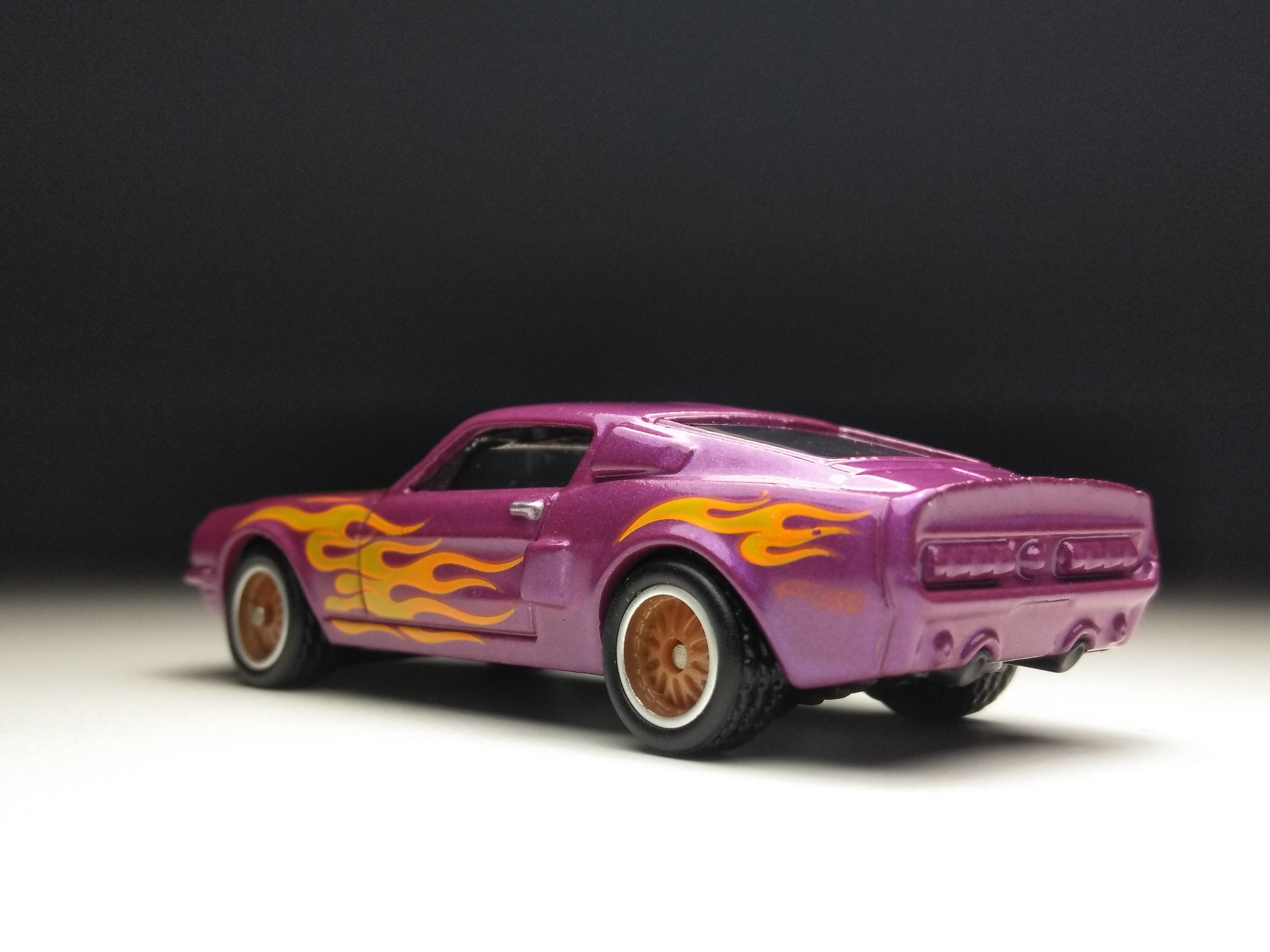 1968 Mustang Shelby GT500 Hot Wheels custom Real Rubber Tires