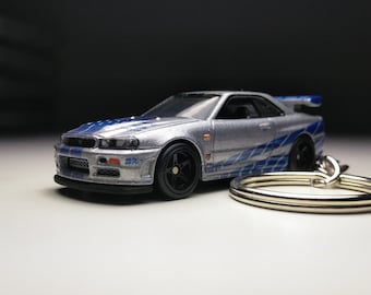 日産スカイライン GT-R R34 ホットウィール キーチェーン - Etsy 日本