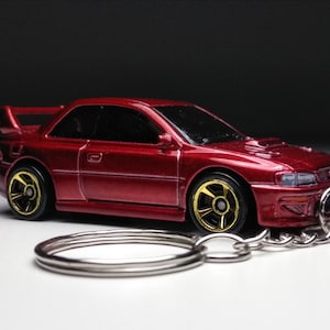 Subaru Impreza WRX STI Hot Wheels Keychain