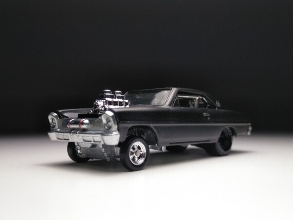 66 Super Nova Hot Wheels Matte Black (rubber Tires) - Etsy
