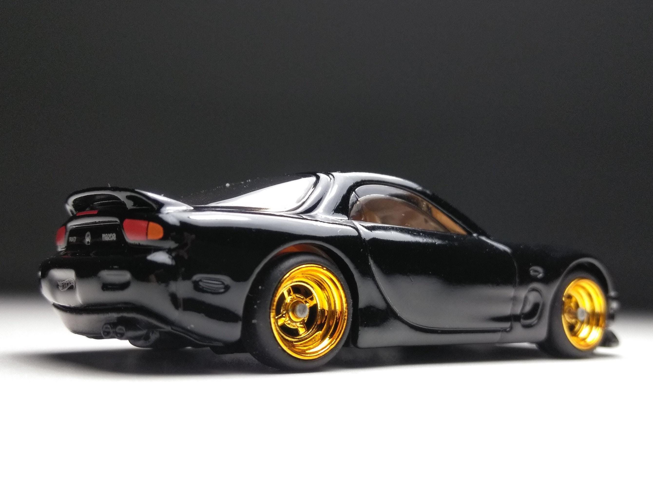 Hot Wheels 95 MAZDA RX-7 fd3s 黒 FD GRY28 Hot Wheels 1995 Mazda RX-7 FD3S Black JDM RX7 GRY28 Diecast Car