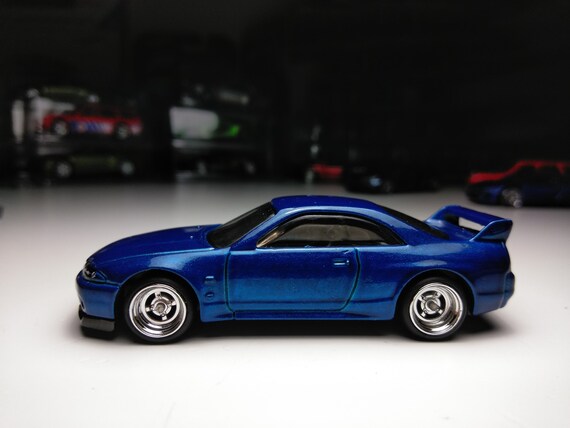 Custom Hot Wheels Nissan Skyline Gt R R33 Blue With Real Etsy Custom Hot Wheels Nissan Skyline Gt R R33 Blue With Real Etsy
