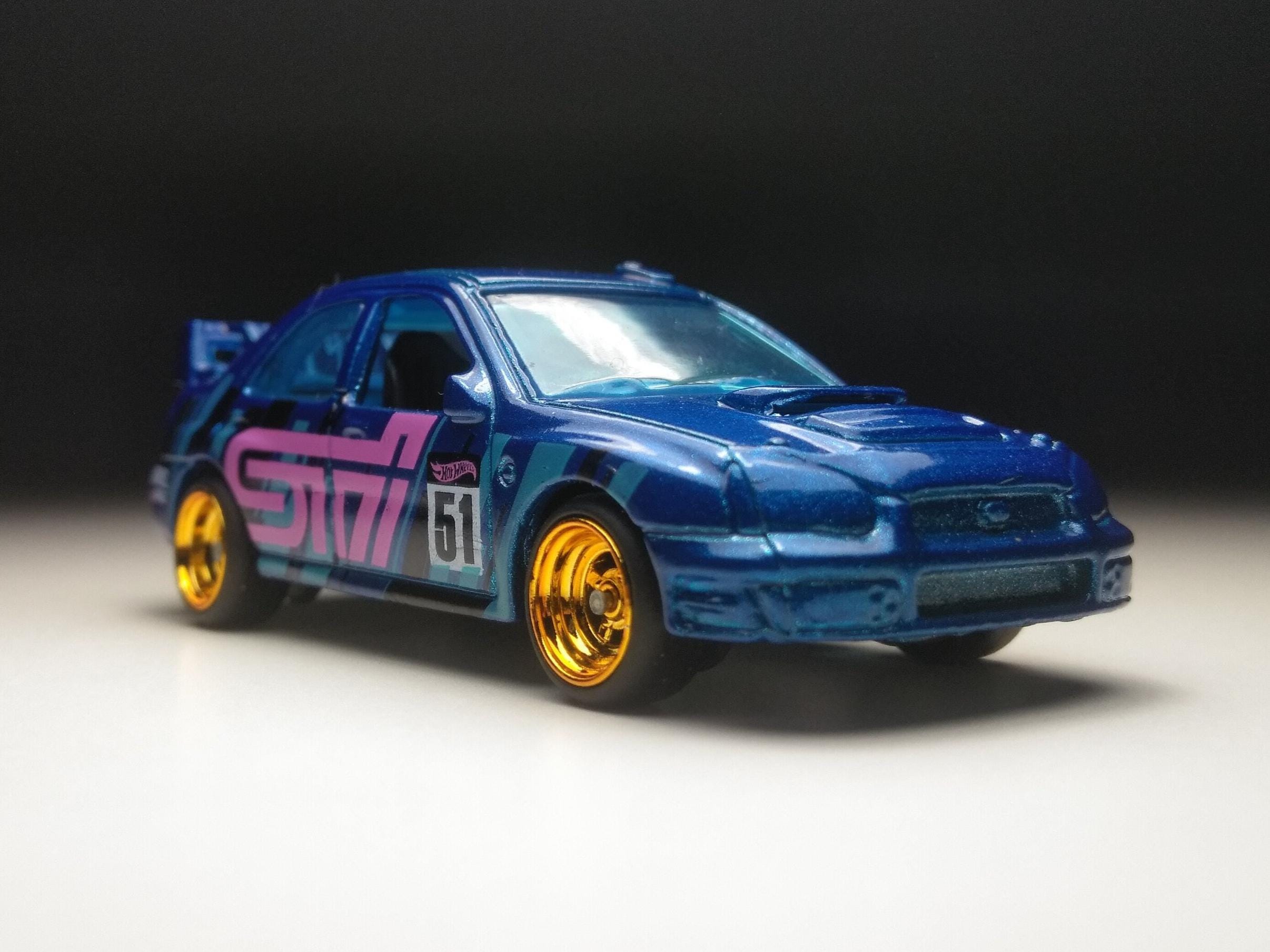 スバル インプレッサ WRX STI 1/64スケール（カスタムメイド） - Etsy 日本