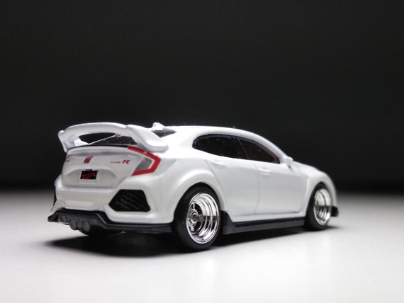 Honda Civic Type R Hot Wheels custom Real Rubber Tires Etsy