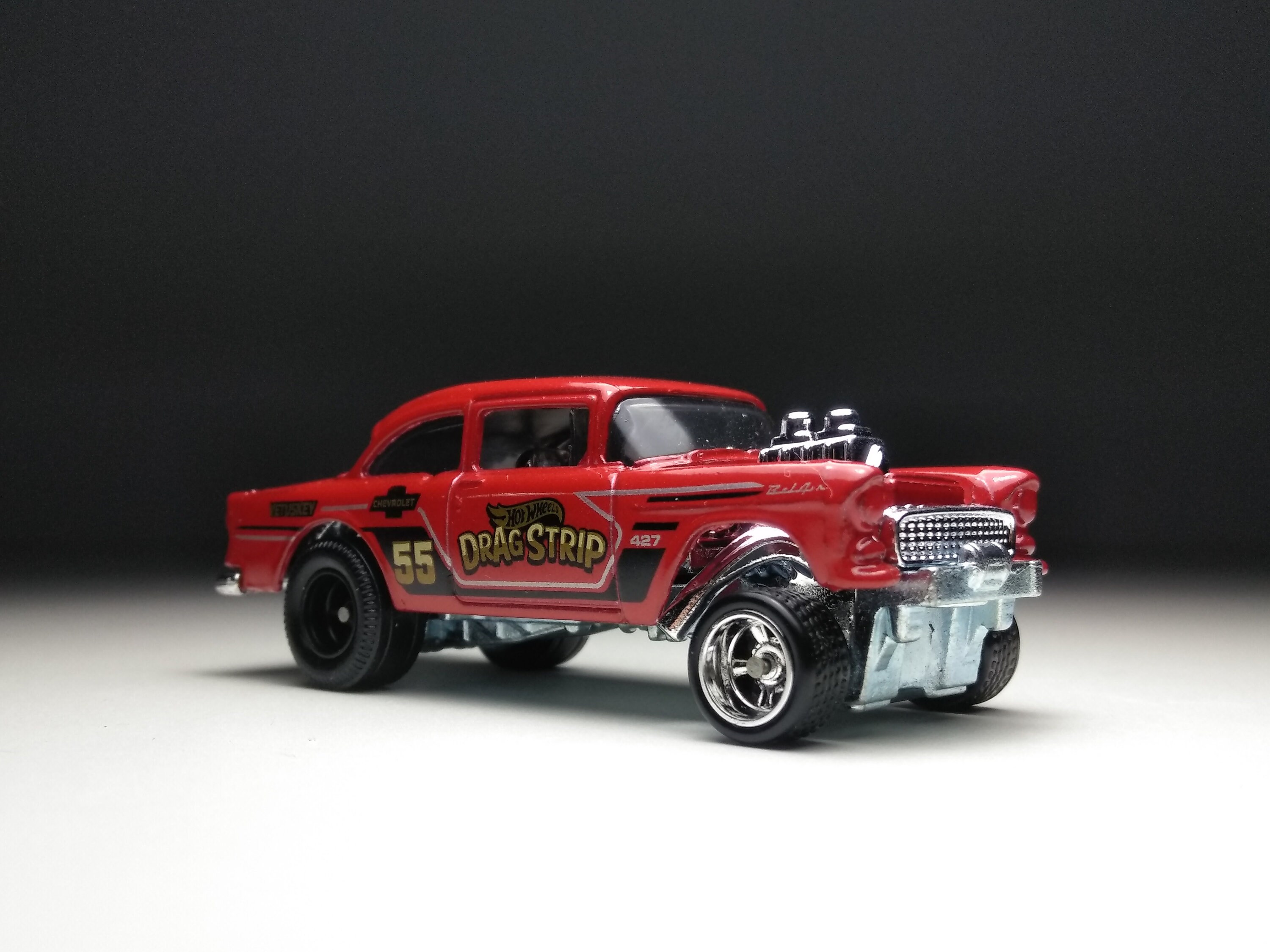 ホットウィール 55 chevy belair gasser 3000台限定 55 CHEVY Bel Air GASSER ホットウィール (カスタム リアル