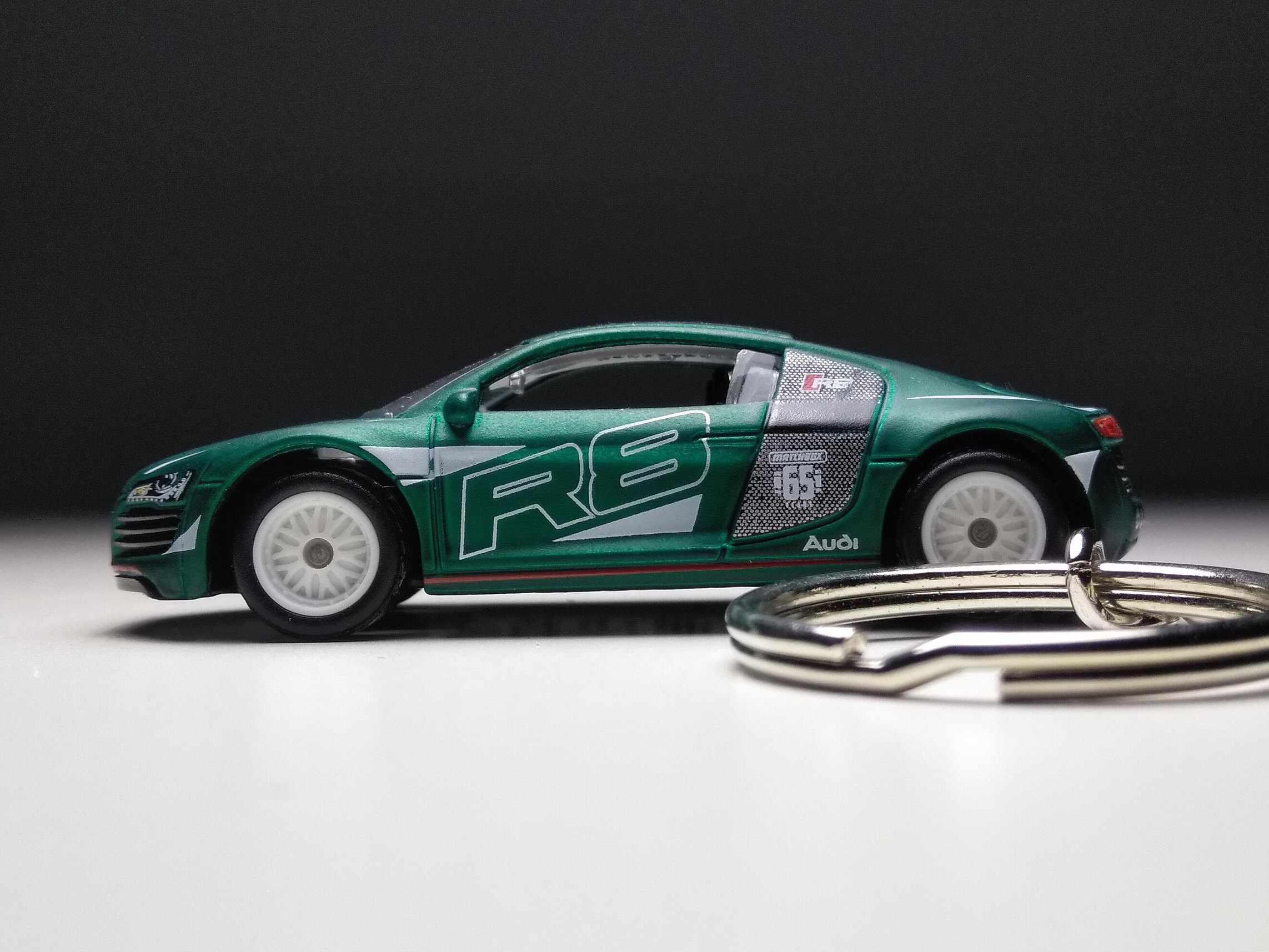 Audi R8 Matchbox Keychain - Etsy