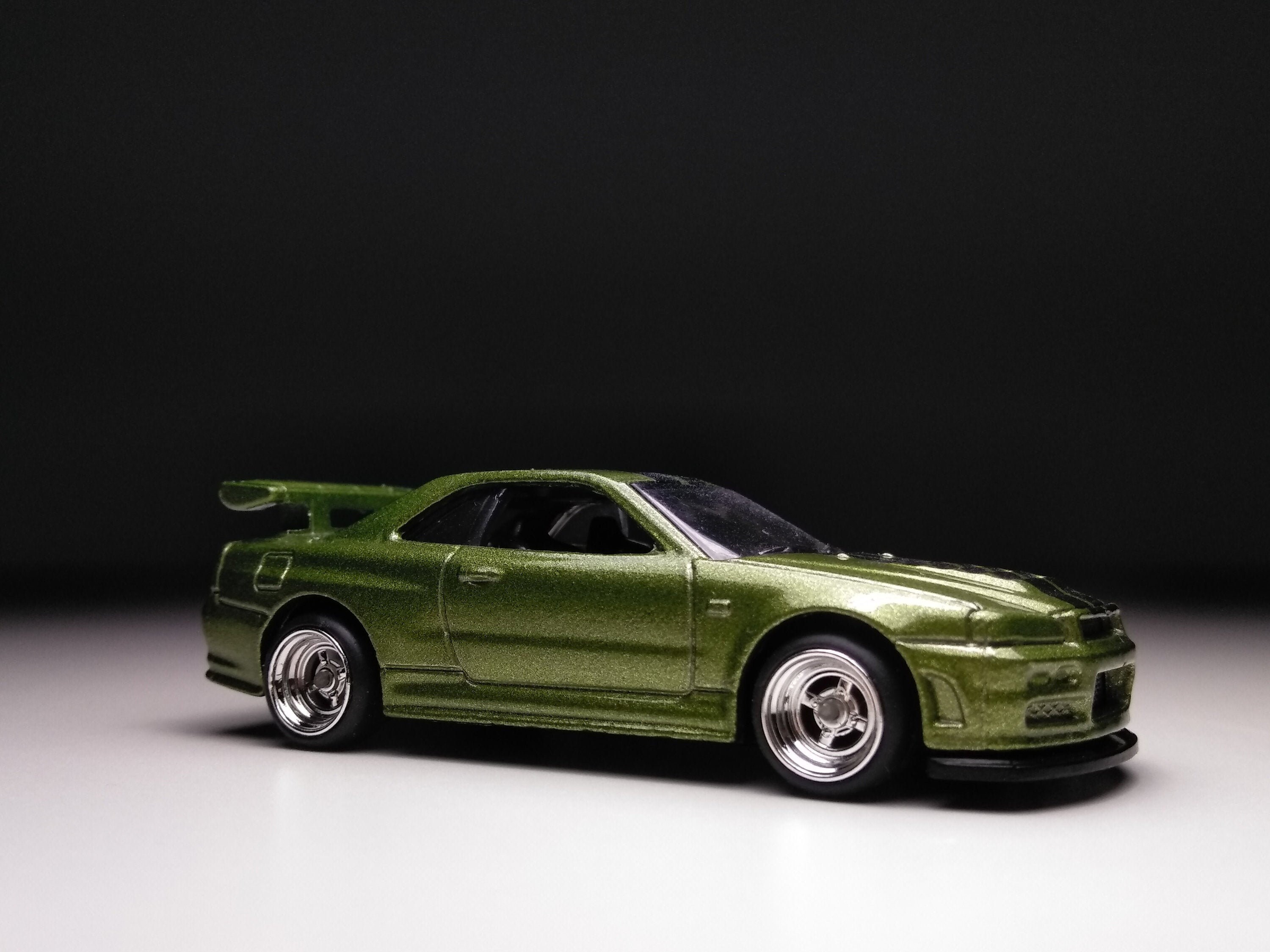 Nissan Skyline Gt R R34 Custom Real Rubber Tires Etsy Canada