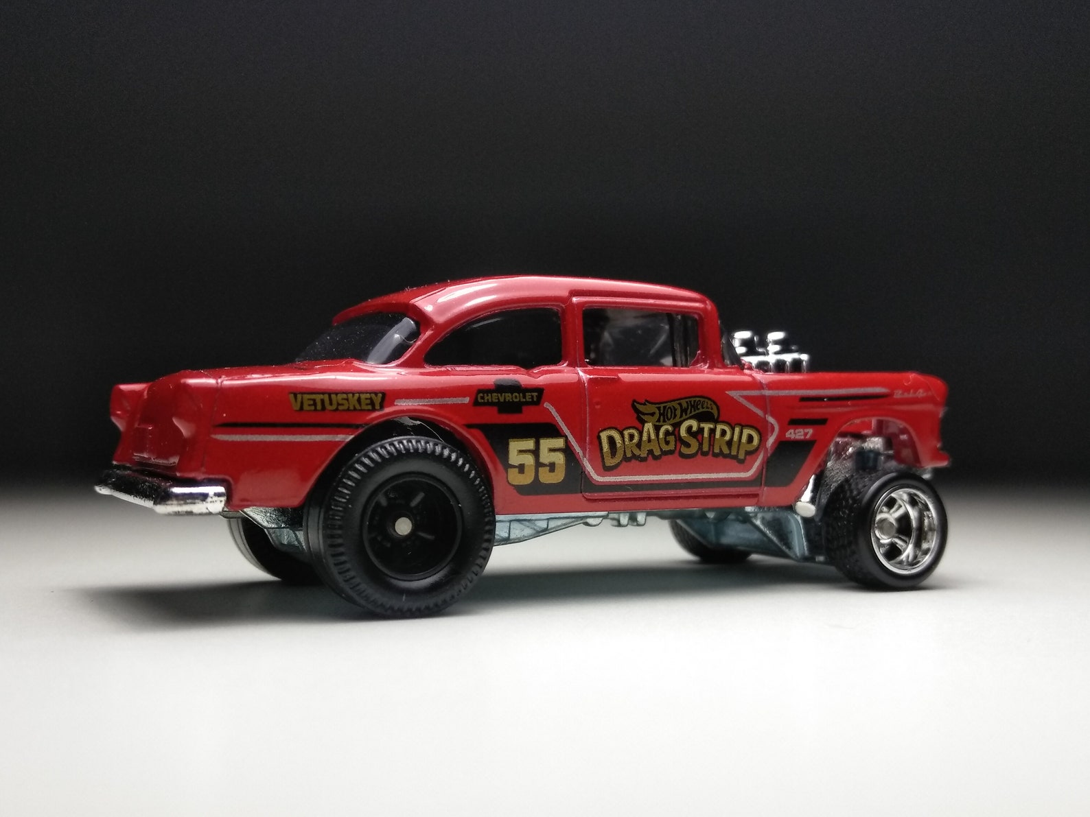 Hot Wheels '55 CHEVY Bel Air GASSER Drag Strip Custom Etsy