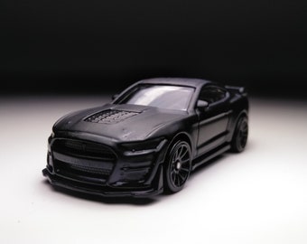 Ford Mustang Hot Wheels custom Black Etsy